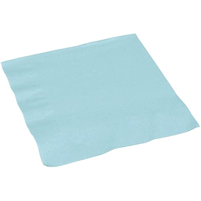TOUCH OF COLOR PASTEL BLUE LUNCHEON NAPKINS 50CT - Image 5